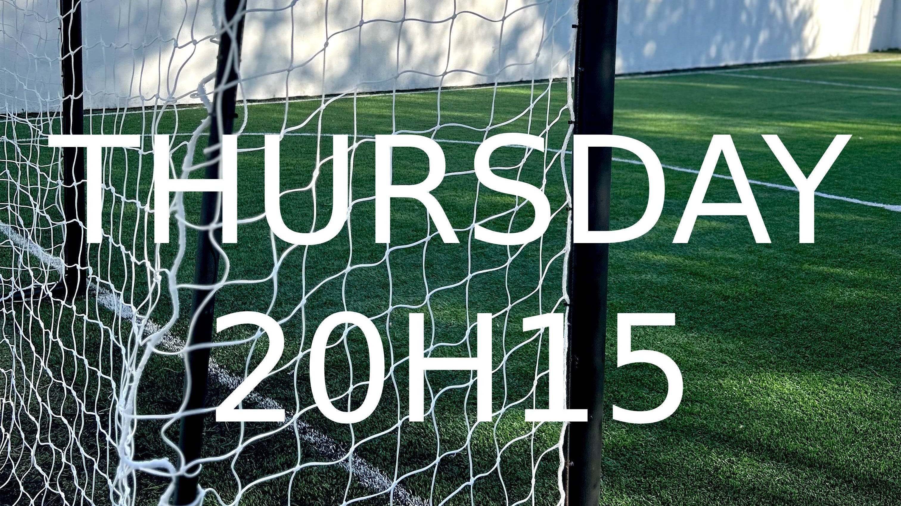 5v5 Football | Campolide |  Thursday 20h15 | 2h | 5€ | Register in WEBSITE