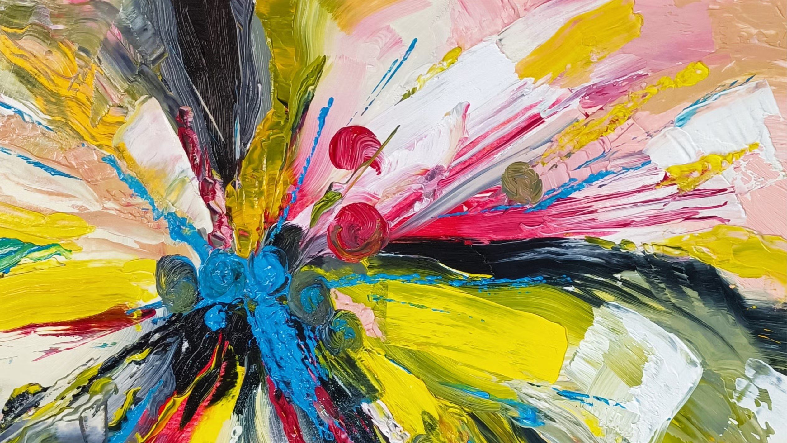 Abstract painting workshop