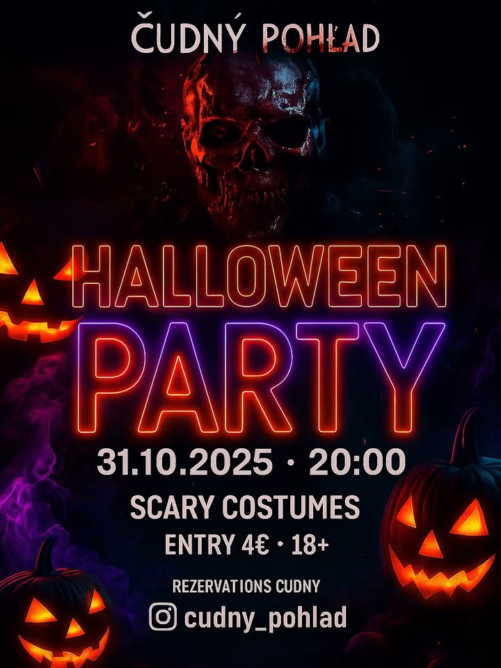 Halloween party v Čudnom Pohľade