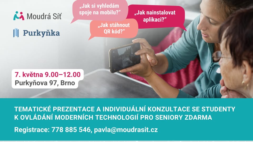 Jak na mobil, tablet a počítač – jednoduše a v klidu - Brno Purkyňka