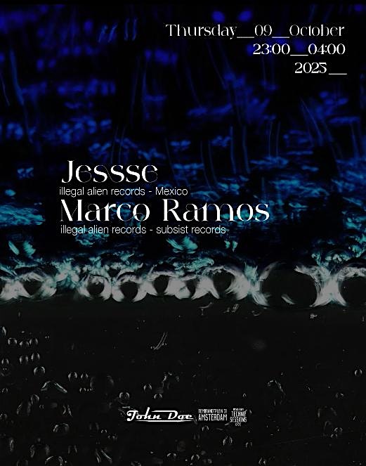 Amsterdam Techno Sessions with Jessse (Illegal Alien Records) & Marco Ramos