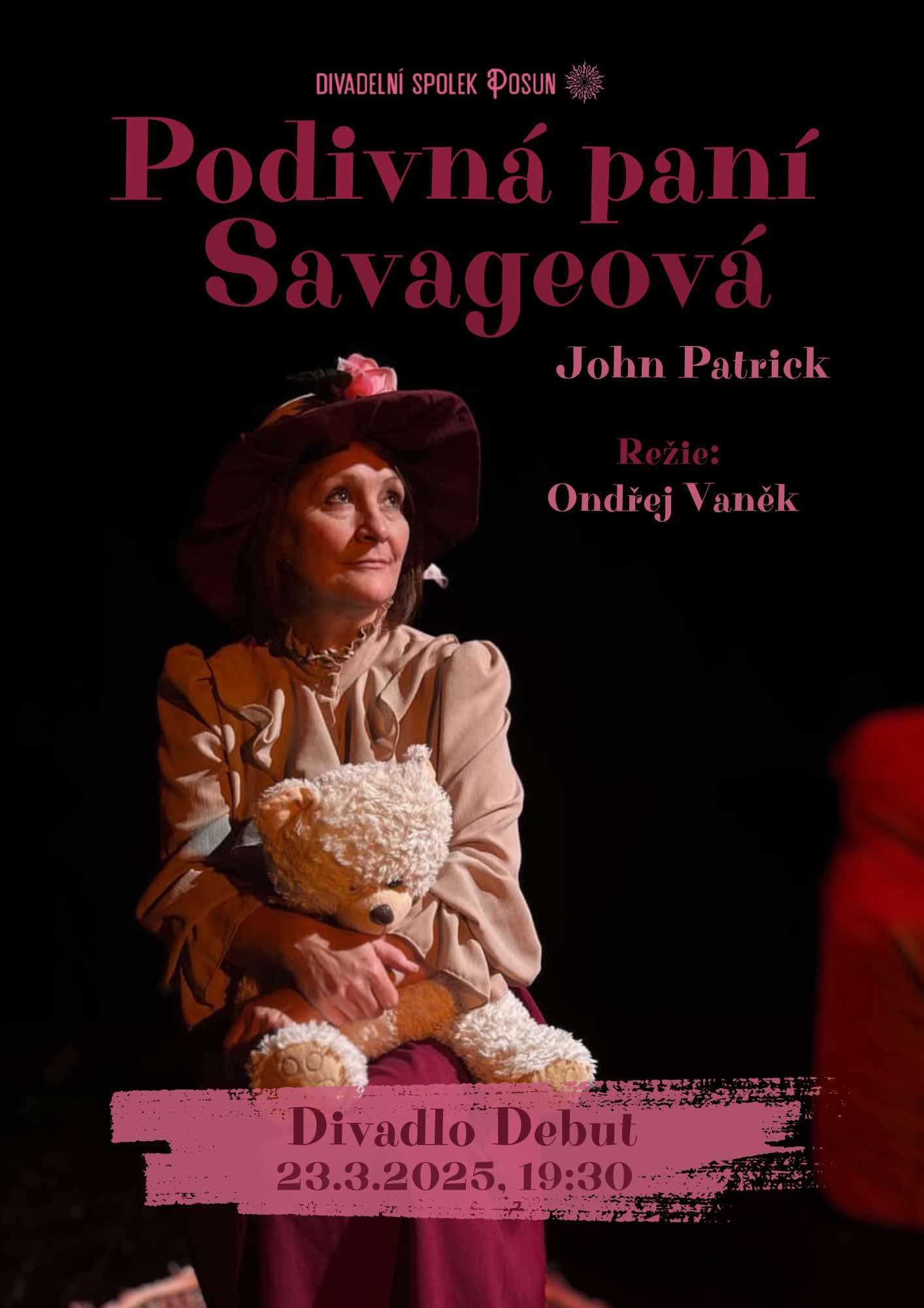 Podivná paní Savagová - PREMIÉRA