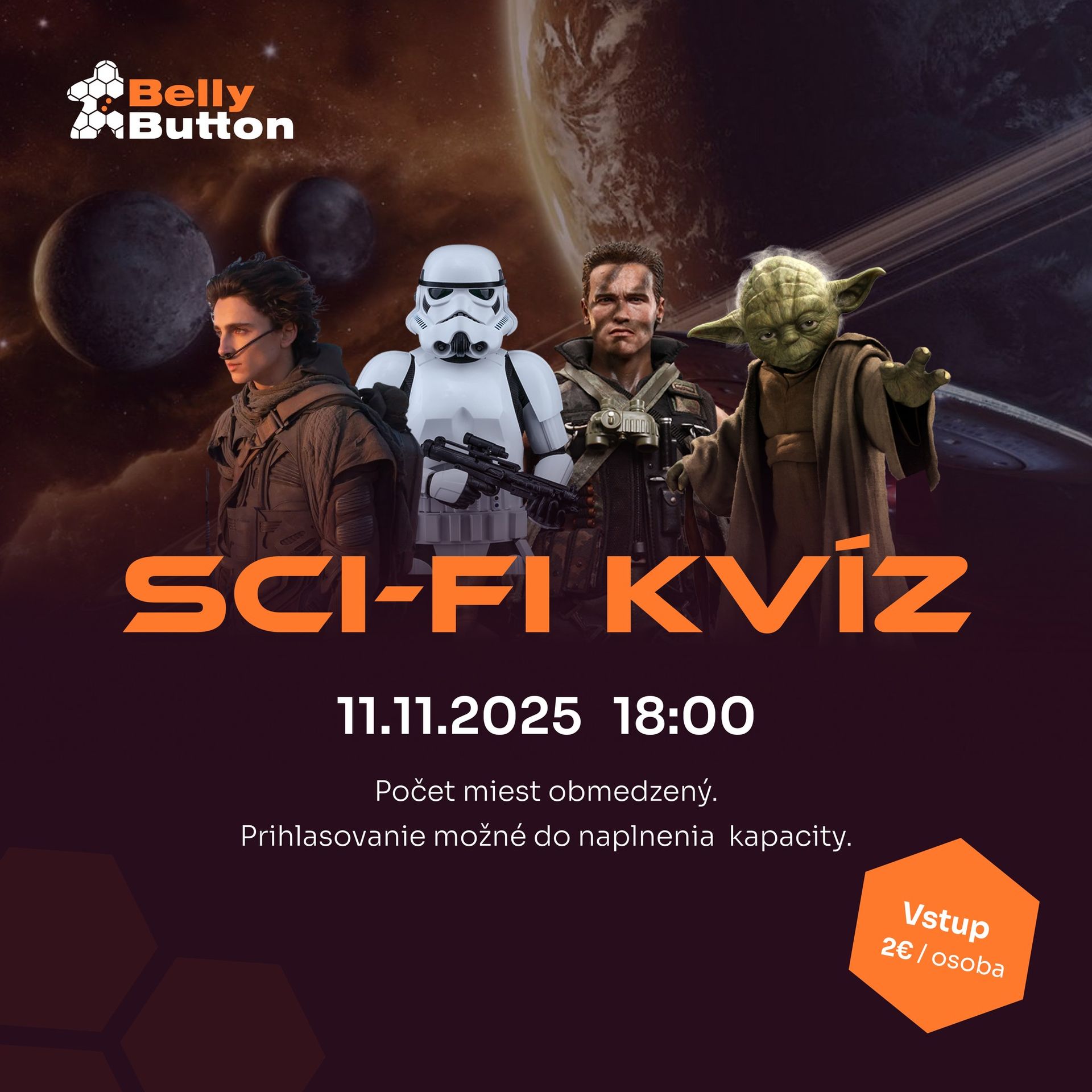 🚀🛸 Sci-Fi Kvíz v Belly Button! 🛸🚀