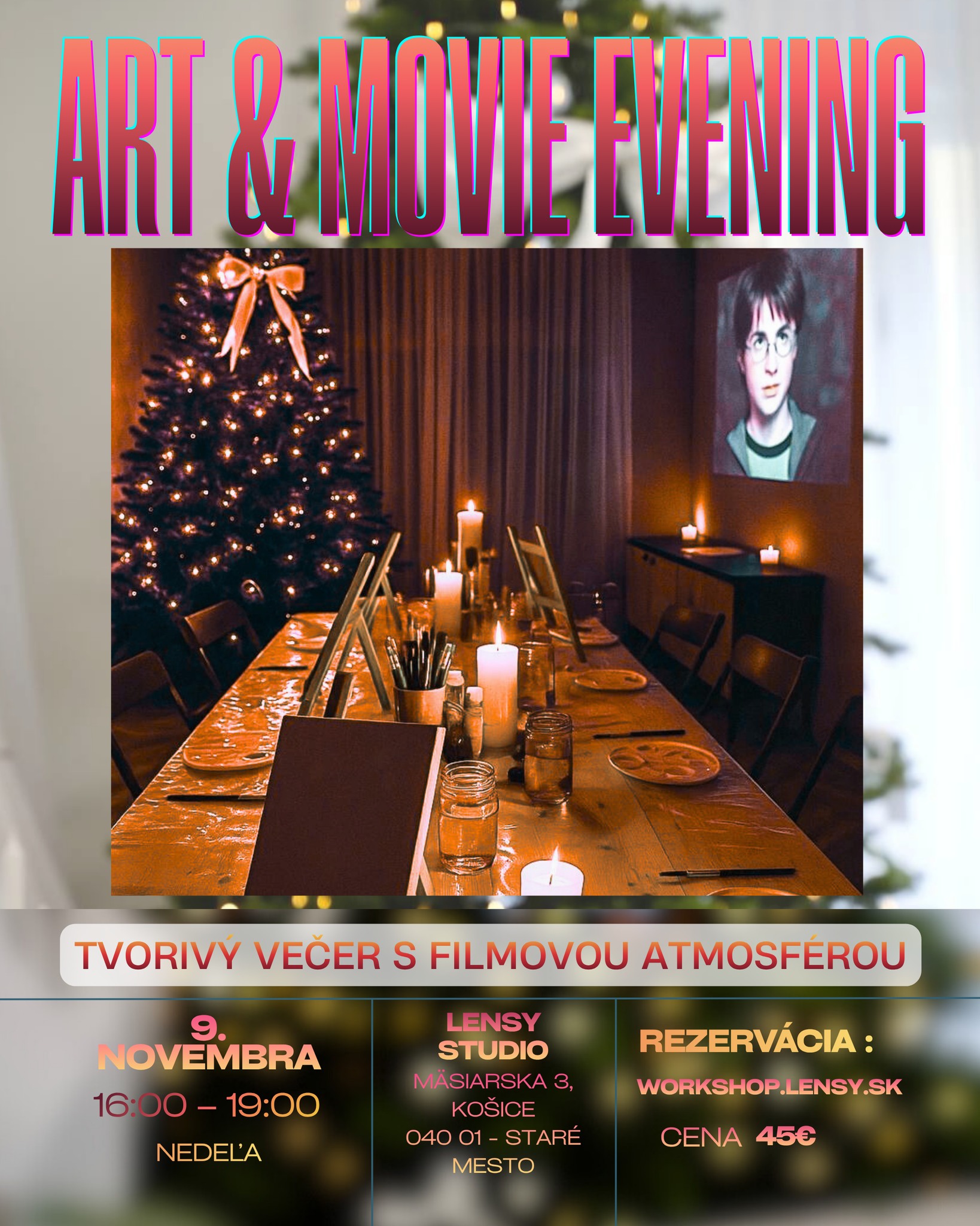 Pozývam ťa na Art & Movie Evening!