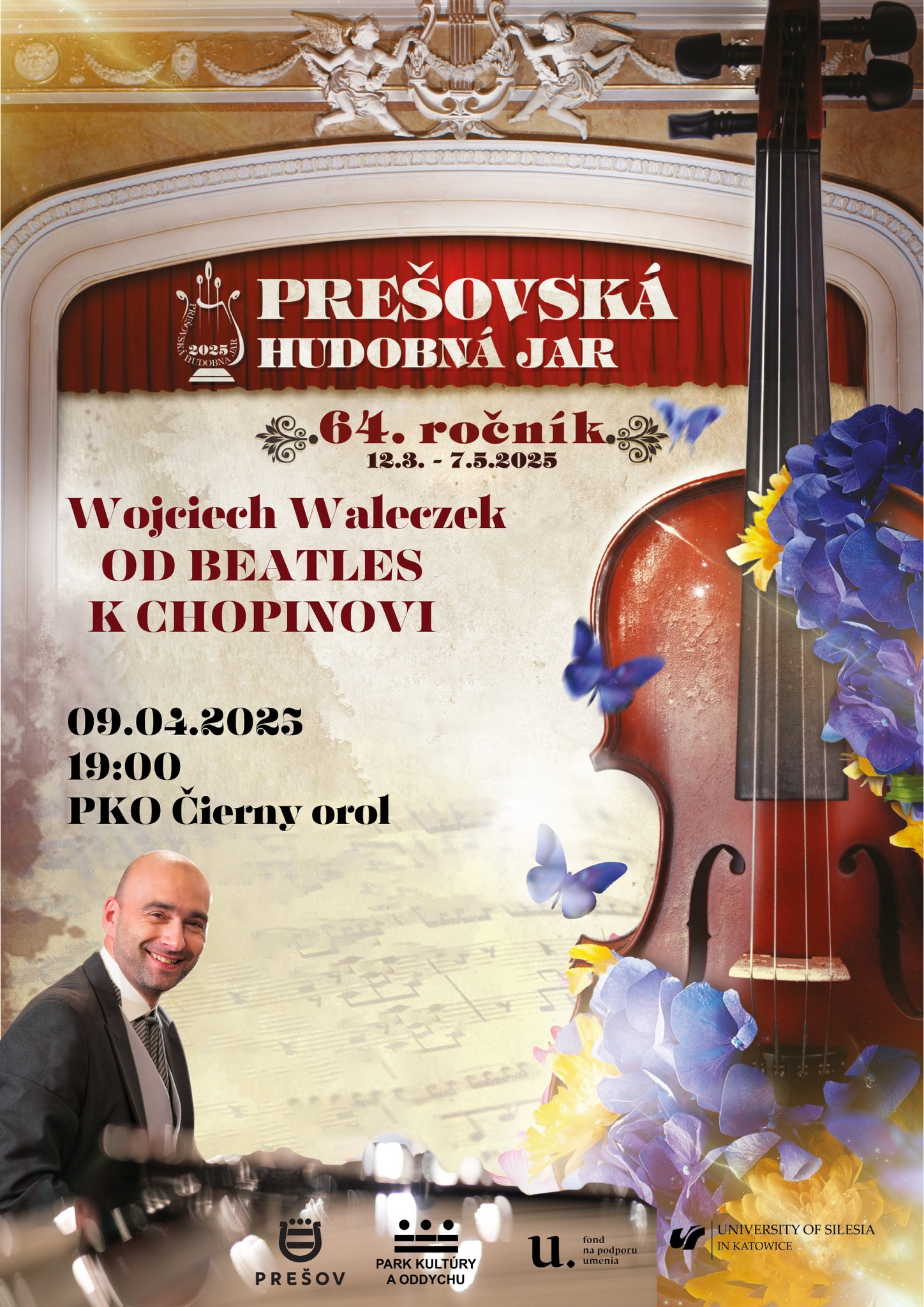 Prešovská hudobná jar 2025 - OD BEATLES K CHOPINOVI - WOJCIECH WALECZEK