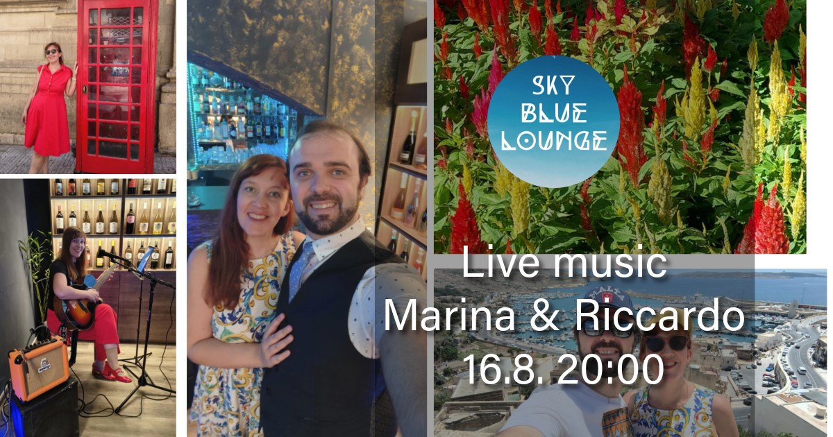 🎶 Marina & Riccardo – Summer Vibes Live - Sky blue lounge