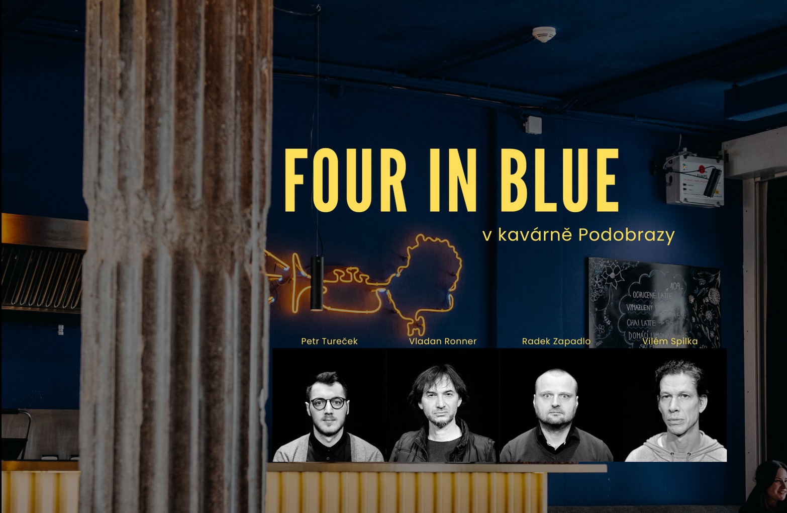Four in Blue – Blues & Soul Jazz v Podobrazech