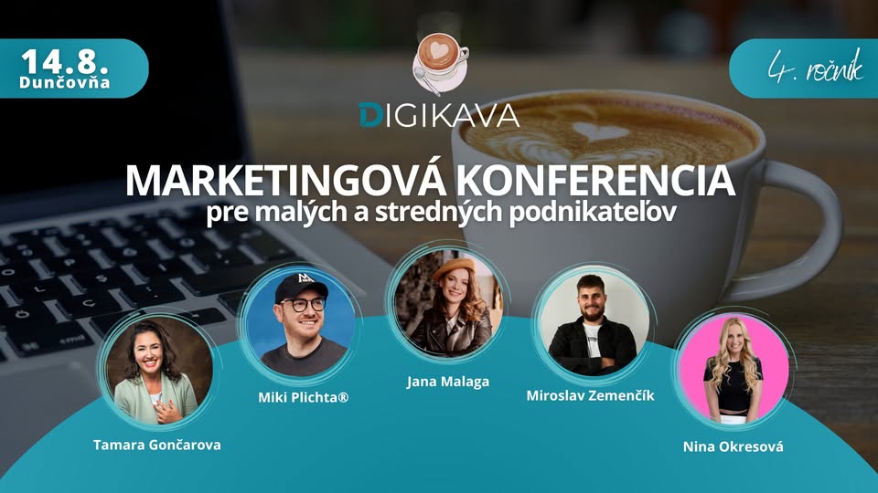 Marketingová konferencia Digikáva - 4. ročník