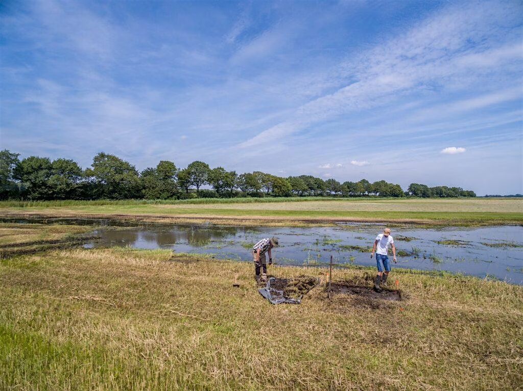 Verlies van archeologische resten door verdroging