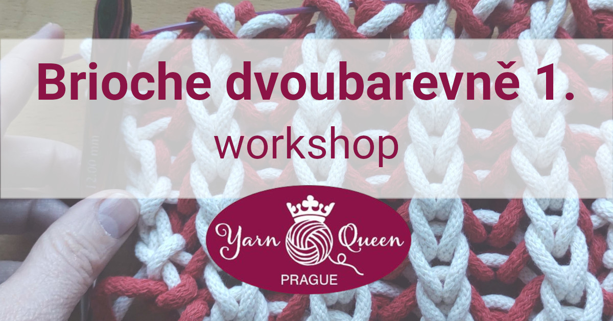 ZRUŠENO Workshop ručního pletení - brioche dvoubarevně 1. díl