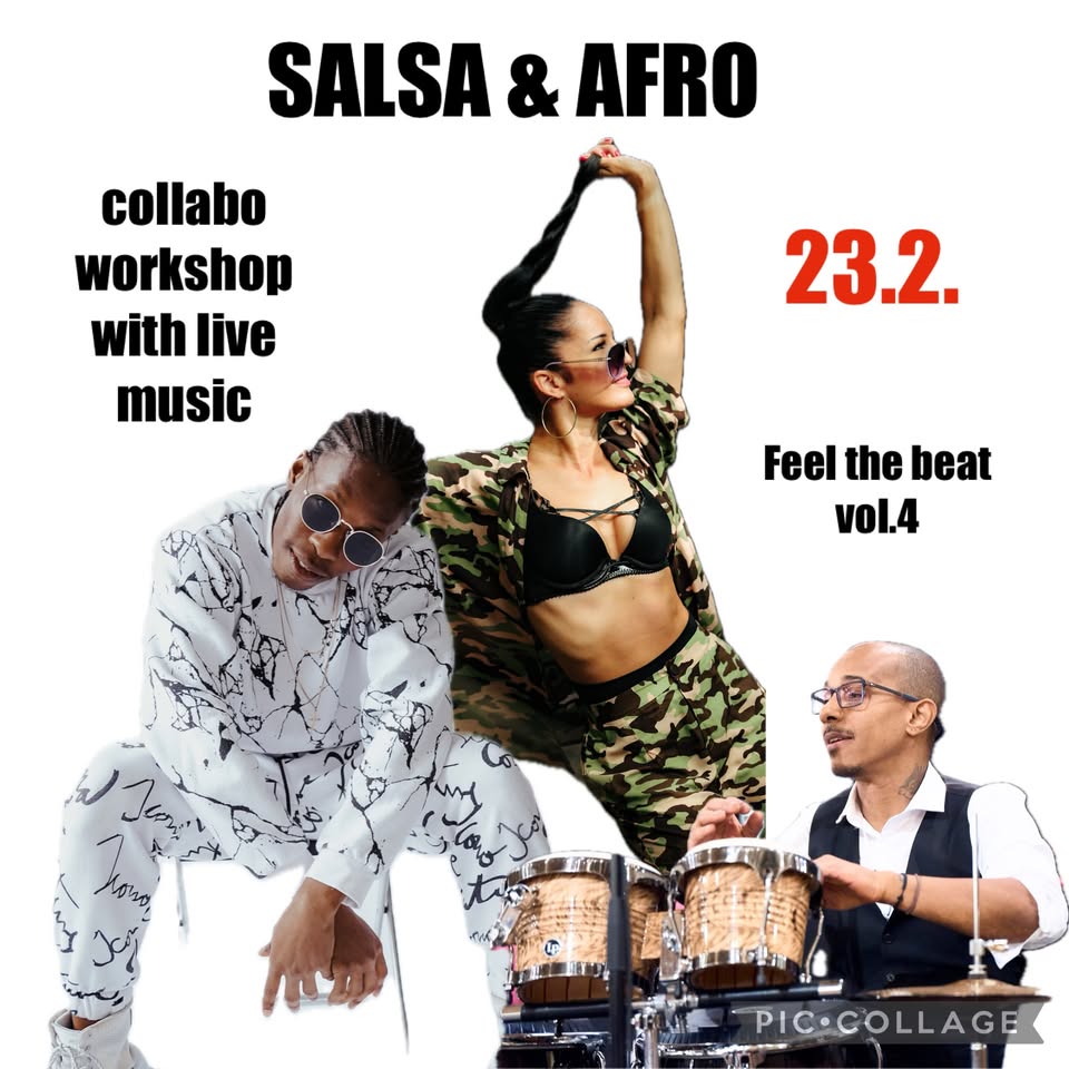 SALSA & AFRO fusion collabo workshop with live music🎶