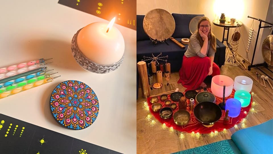 (Sold out) Tečkování a relaxační zvuková lázeň - Dot painting and relaxing sound bath