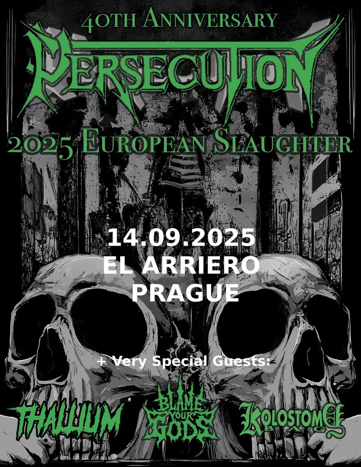 AUSTRALIAN ATTACK - PERSECUTION 40 YEARS Celebration Live in Prague