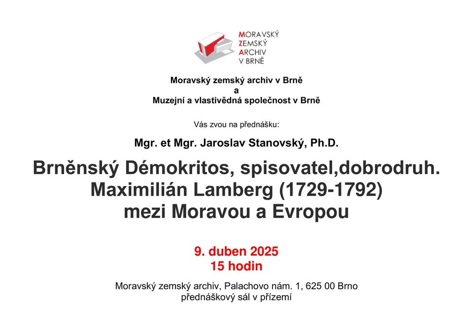 Přednáška Brněnský Démokritos