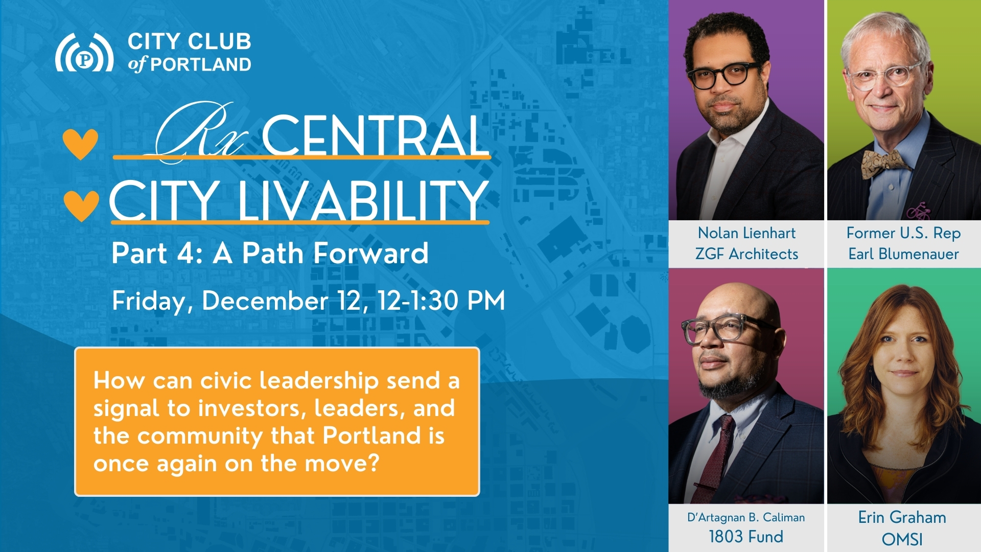Friday Forum: A Path Forward for the Central City