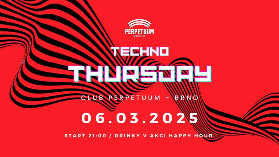 Techno Thursday • 6.3.2025|STEREO DJS[LUXUS•MAG•NEKVAK] club Perpetuum