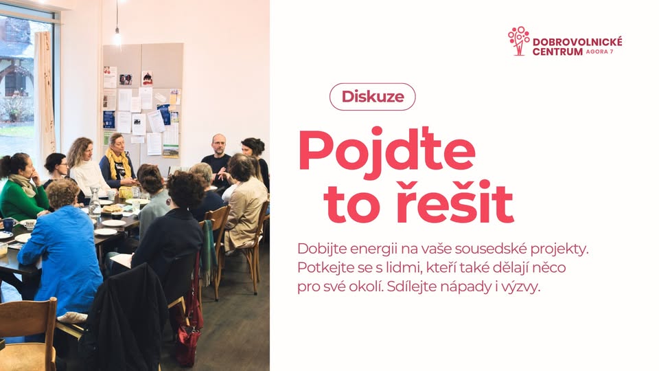 Pojďte to řešit - podpůrná diskuzní skupina