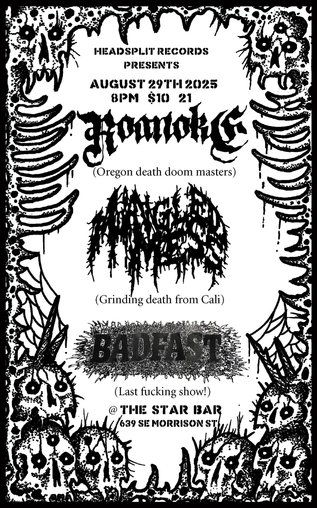 ROANOKE // MANGLED MESS // BADFAST
