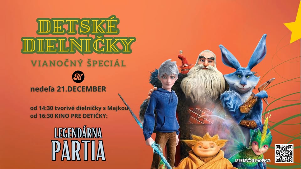Vianočné Detské Dielničky / Detské Kino - Legendárna Partia