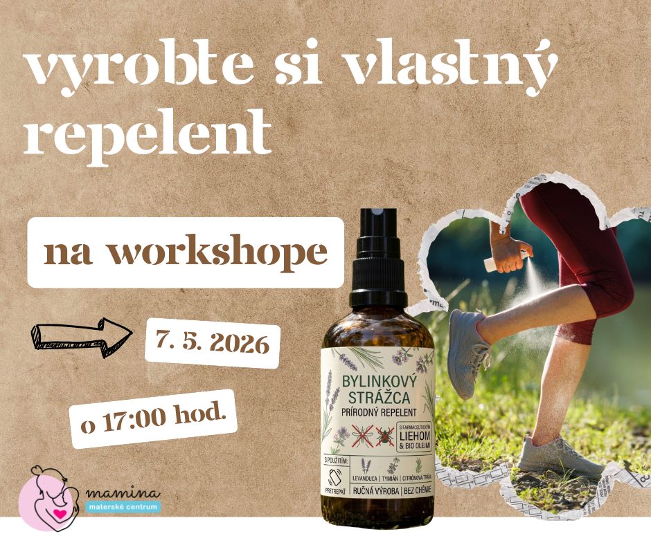 Workshop - vyrobte si vlastný repelent