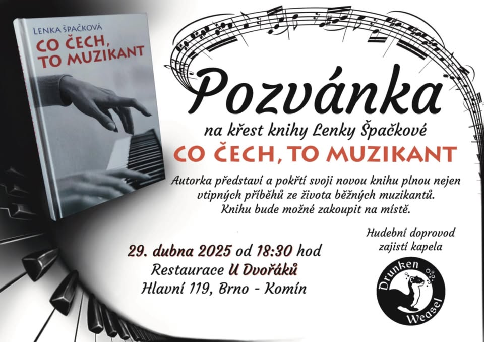 Křest knihy "Co Čech, to muzikant"