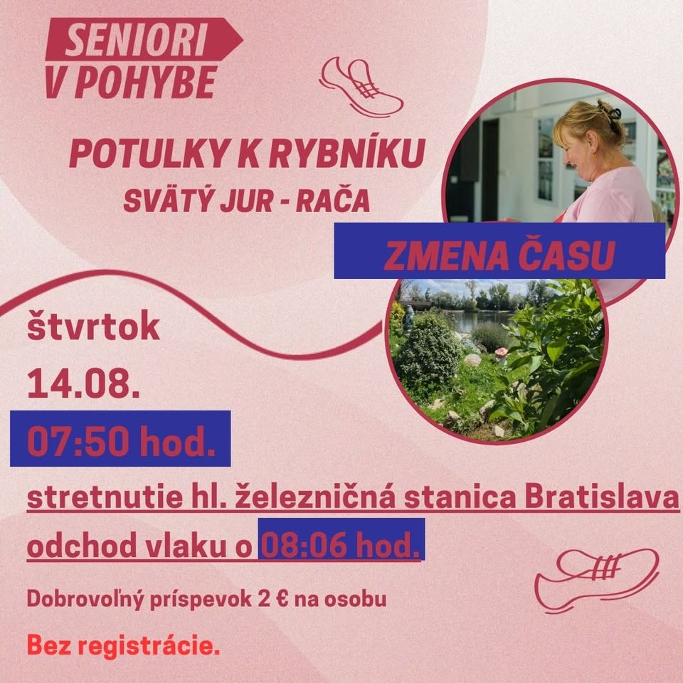 Potulky k rybníku s Boženkou /14.08./ - pozor zmena času