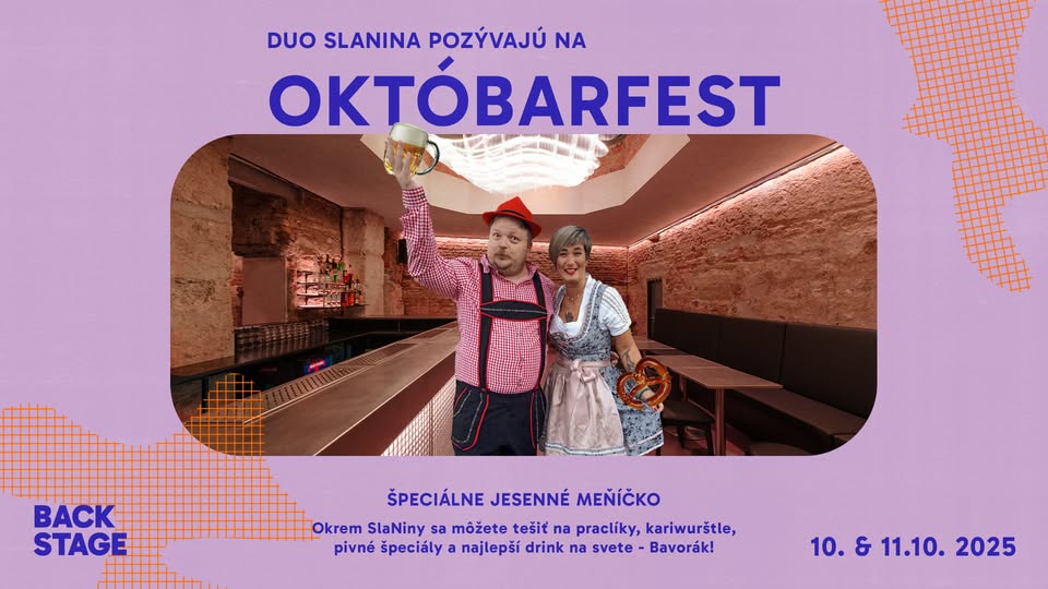 Oktoberfest w. DUO Slanina | Friday and Saturday 10. & 11. Oct. | Backstage bar