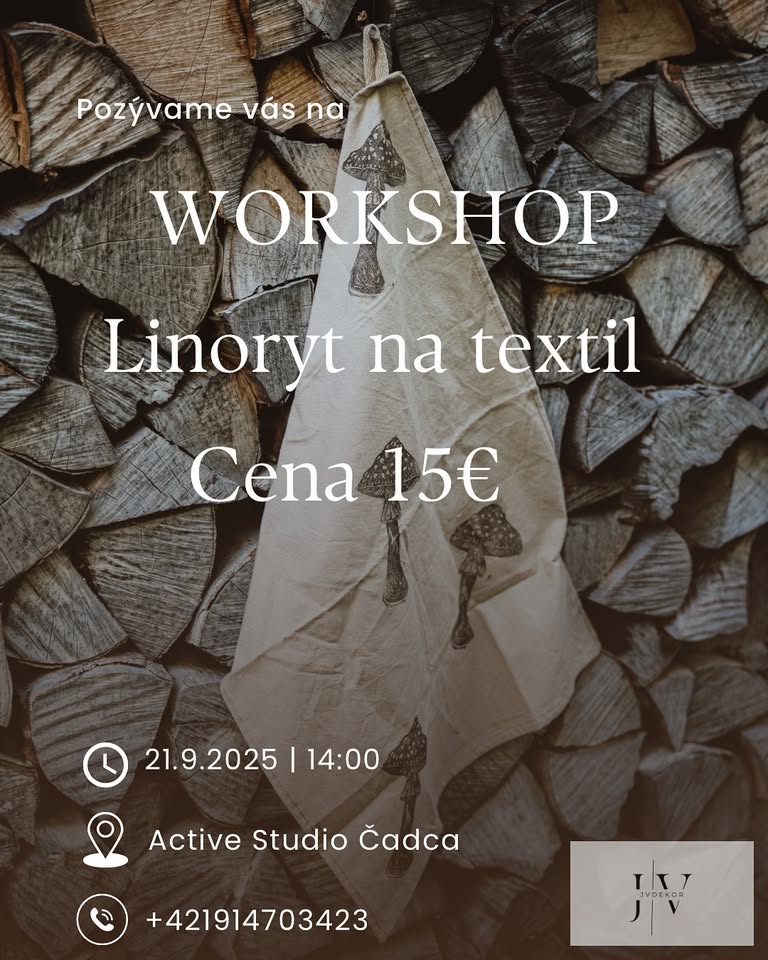 Workshop linoryt na textil