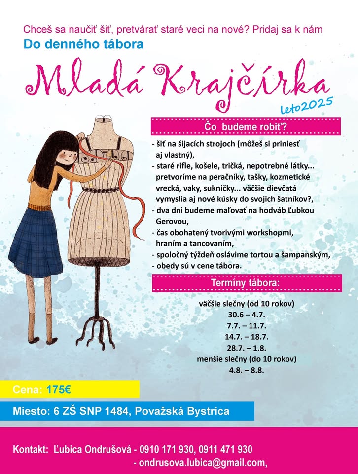 Mladá krajčírka