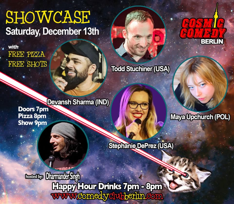 Cosmic Comedy Berlin SHOWCASE SATURDAY