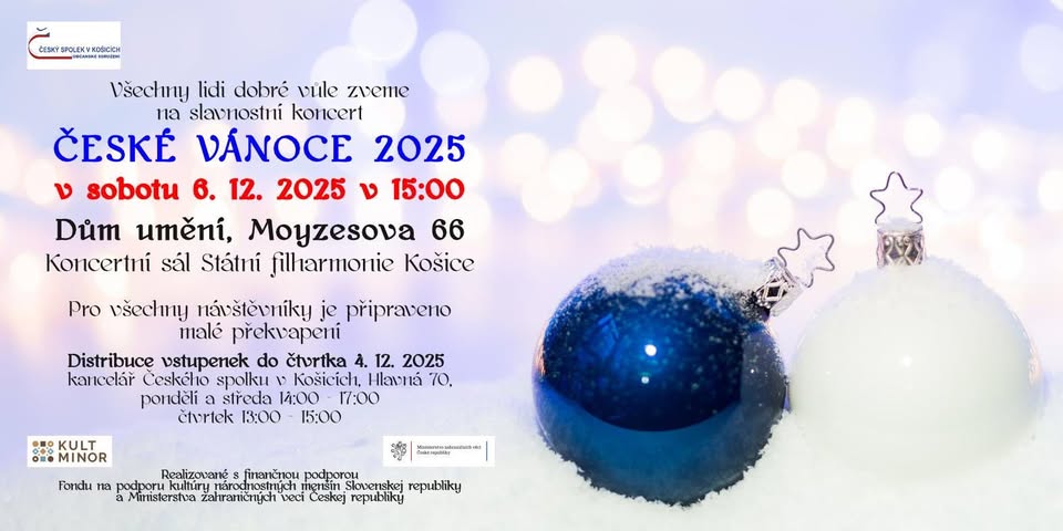 České Vánoce 2025