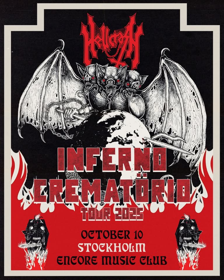 Hellcrash (Inferno Crematörio Tour) + To The Worm -  Stockholm, SWE