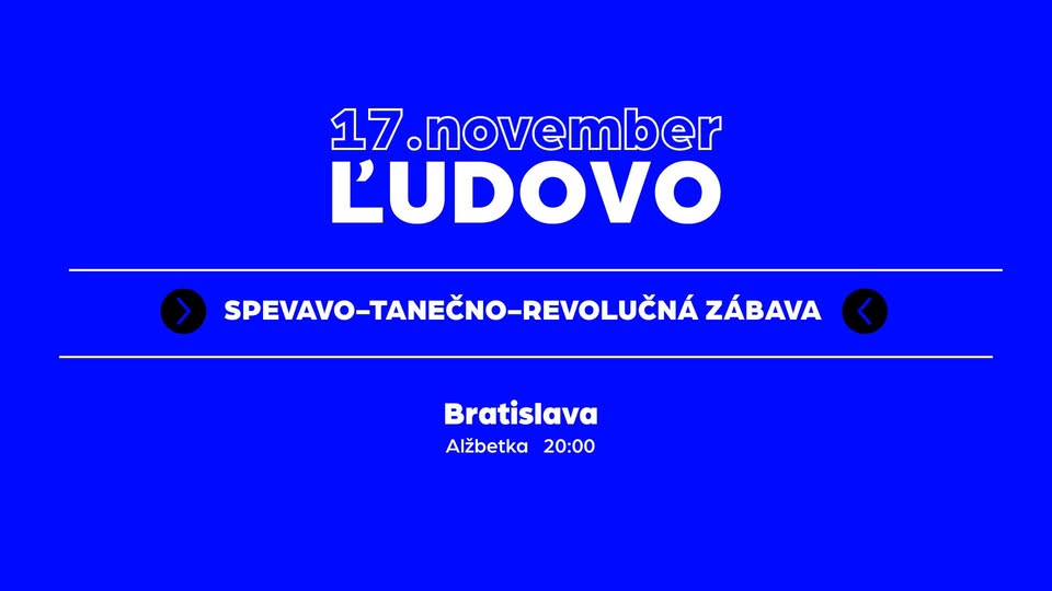 Bratislava. Spevavo-tanečno-revolučná zábava v Alžbetke.