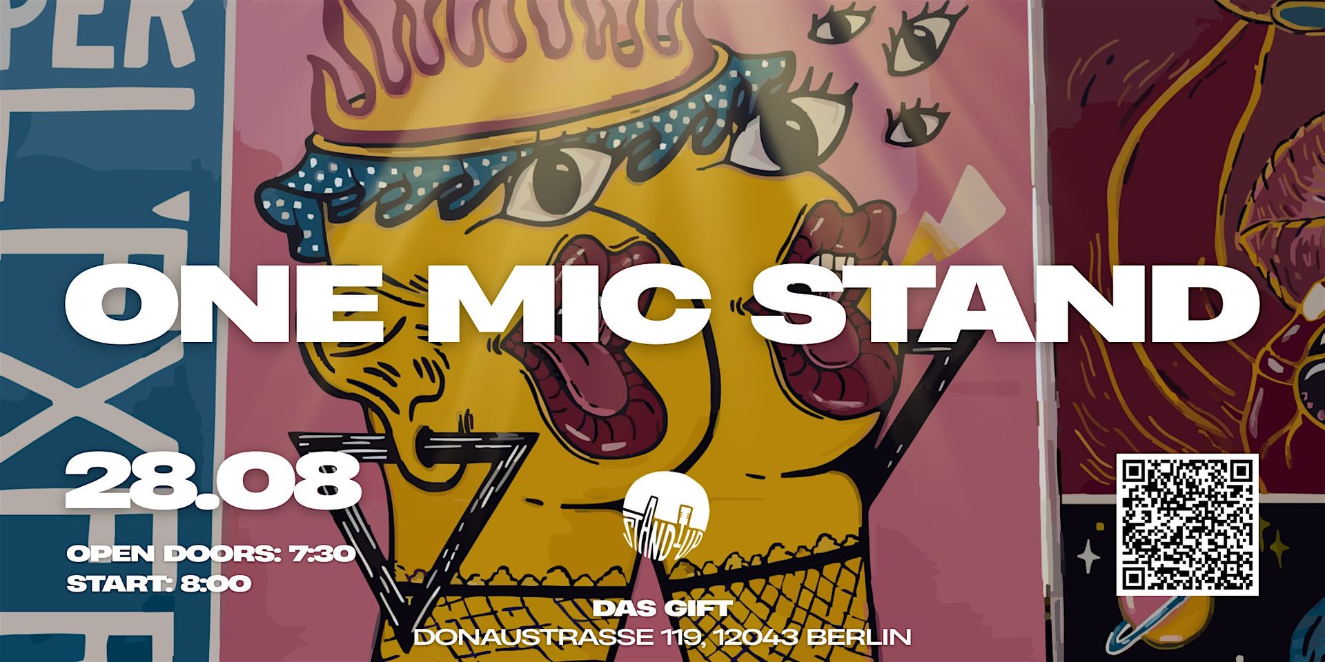 One mic stand!