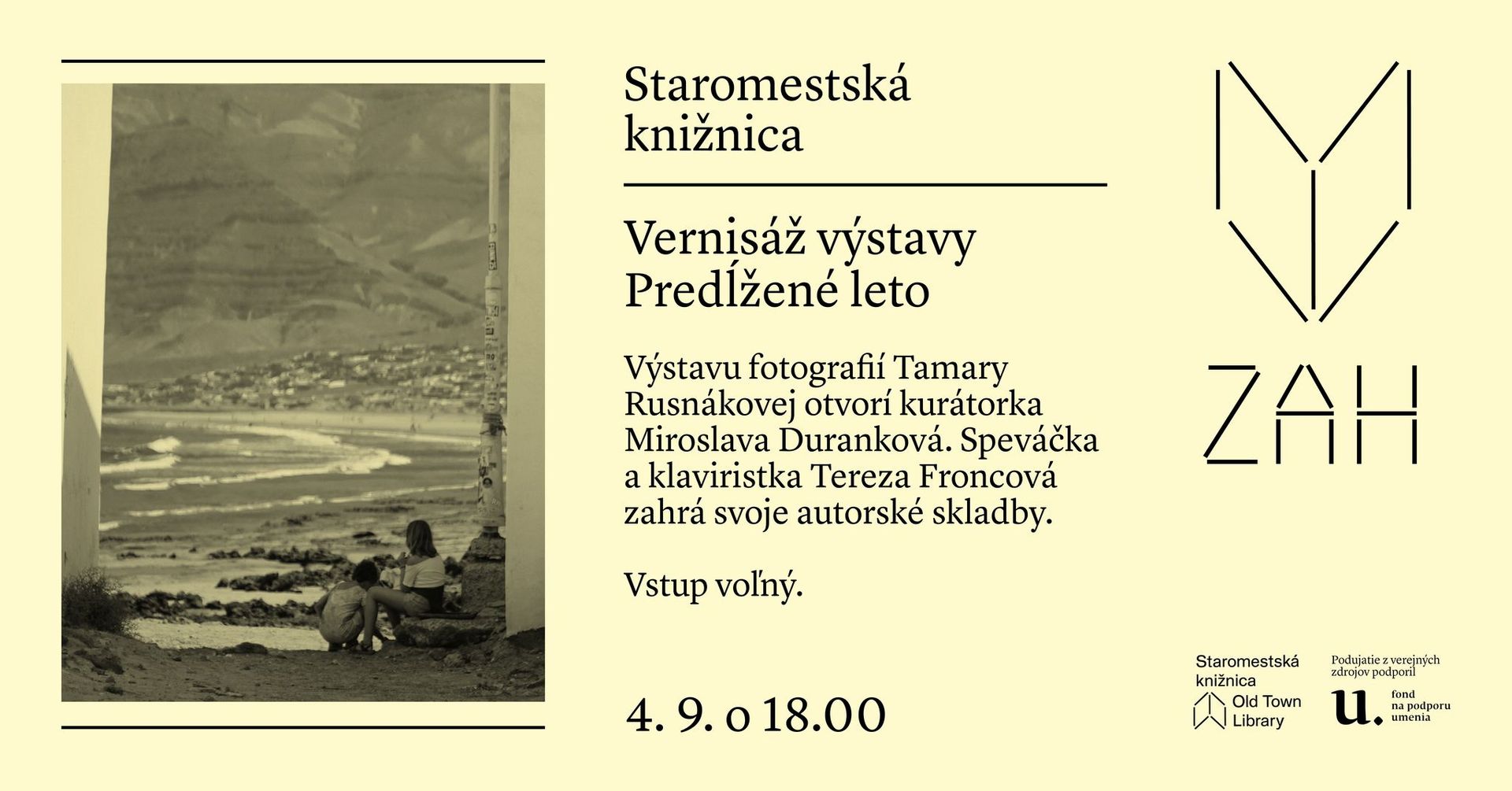 Vernisáž výstavy Predĺžené leto | Tamara Rusnáková