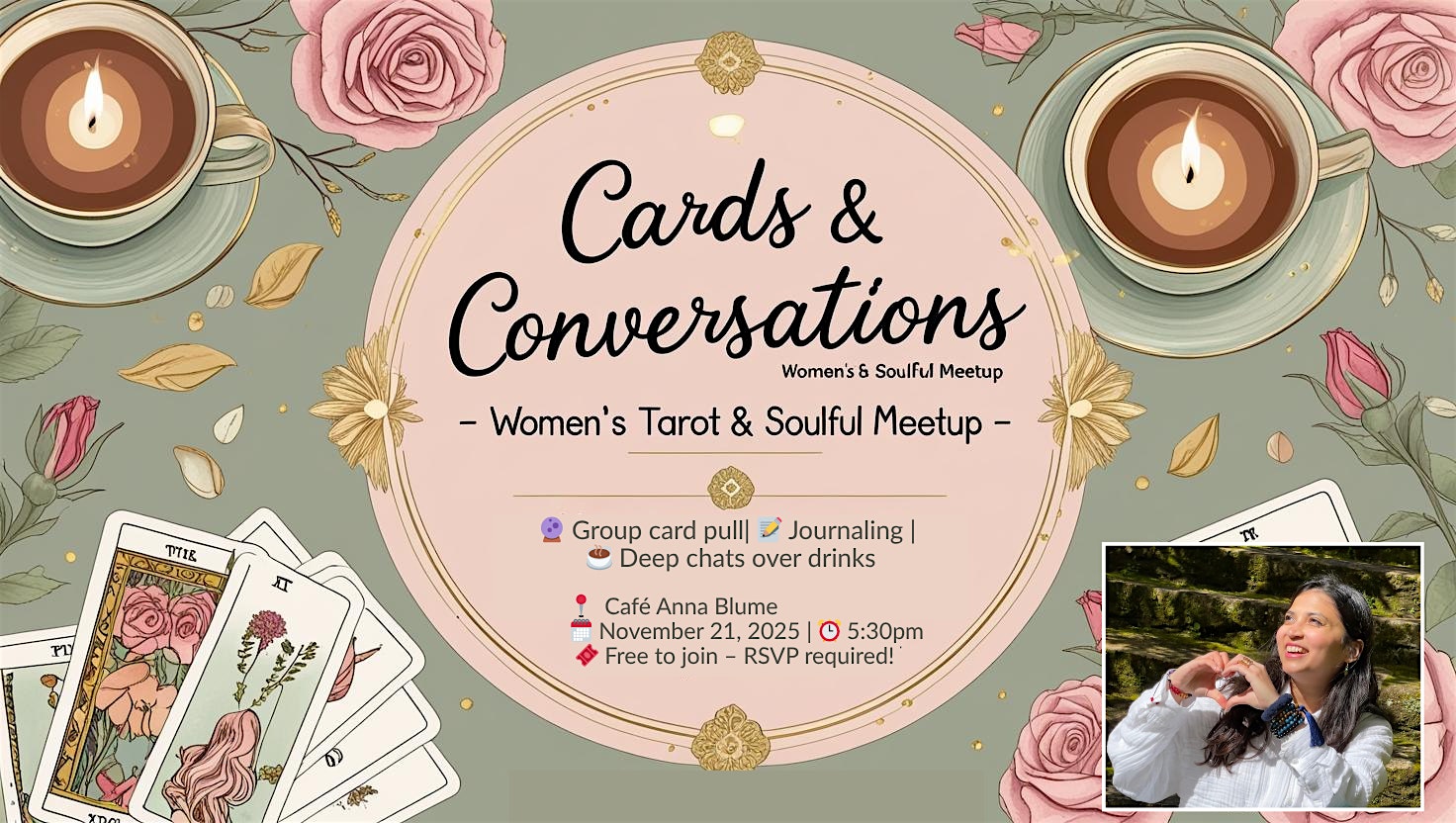 ✨ Cards & Conversations – A Tarot Meetup in a Cozy Café