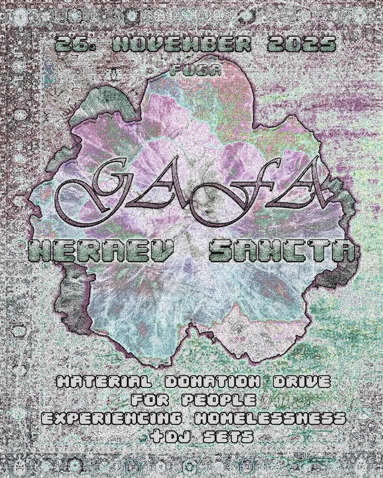 GAFA w/ SANCTA & NERAEV + Zbierka pre Vagus