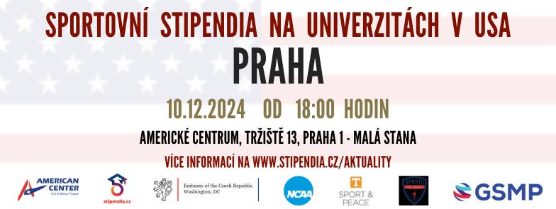 SPORTOVNÍ STIPENDIA NA UNIVERZITÁCH V USA - seminář a diskuze