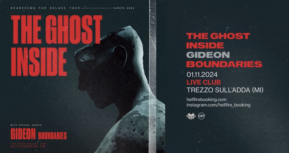 The Ghost Inside, Gideon e Boundaries | Live Club, Trezzo sull'Adda (MI)