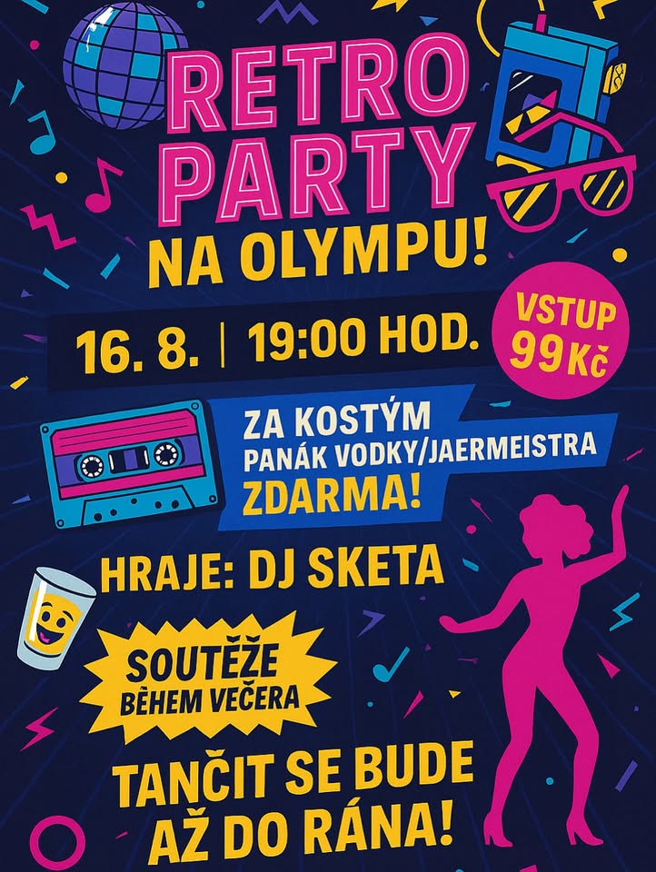 RETRO PARTY NA OLYMPU!