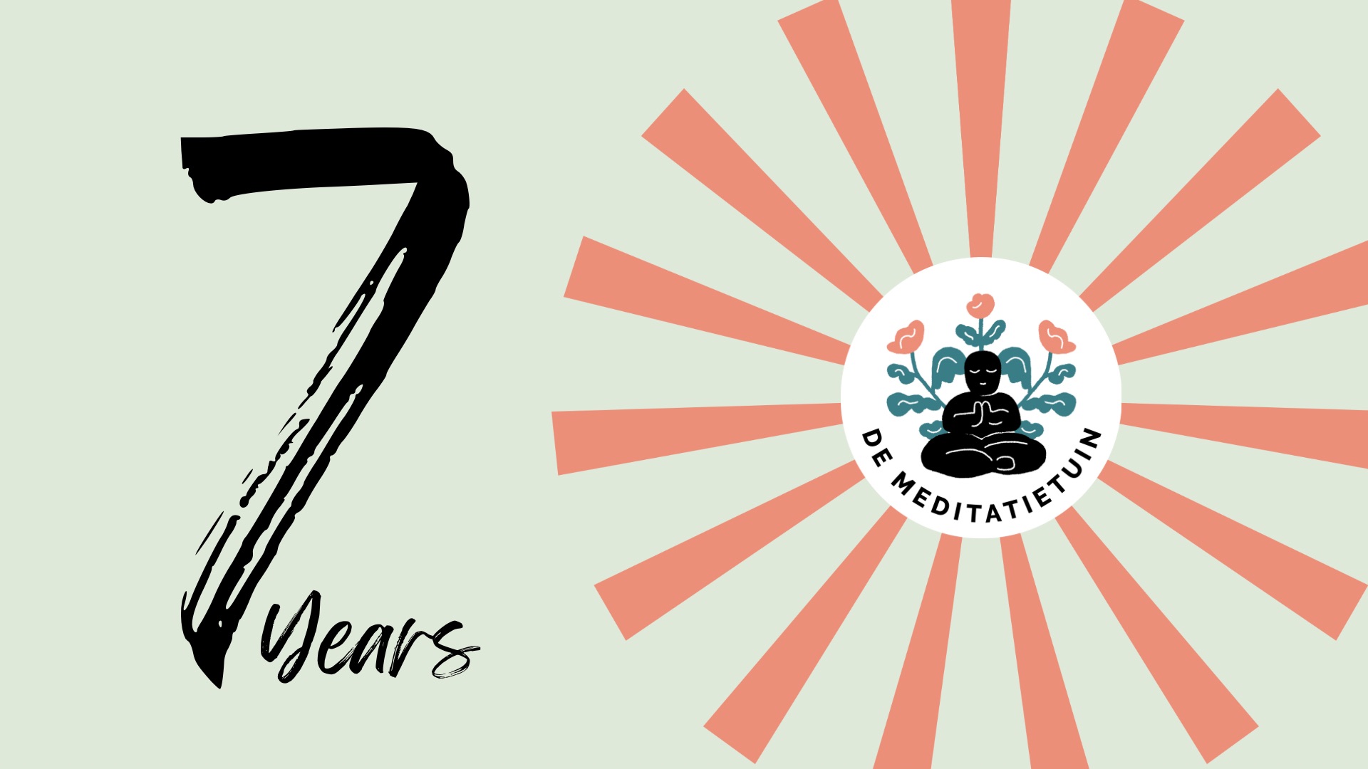 7  jaar de Meditatietuin