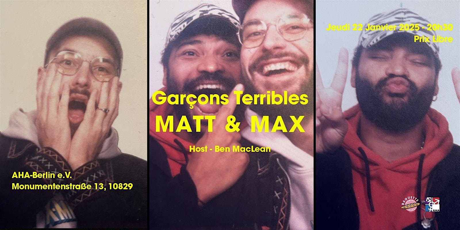 GARÇONS TERRIBLES