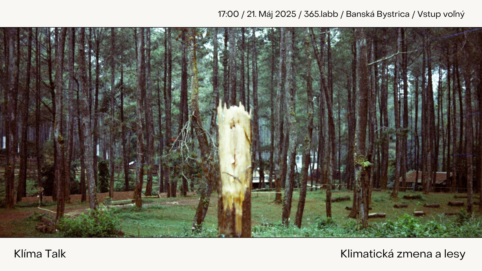 Klíma Talk - Klimatická zmena a lesy