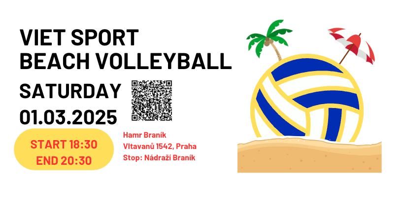 Viet Sport BEACH VOLLEYBALL Saturday 1.3.2025 18:30-20:30