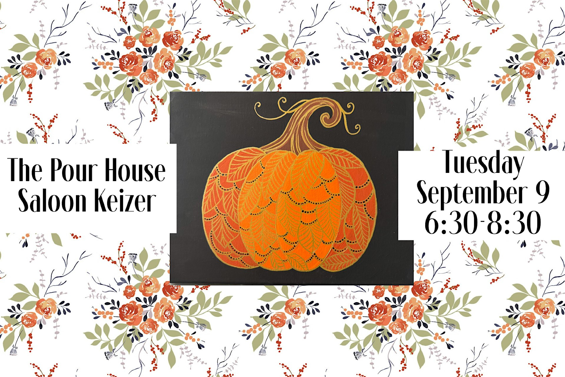Paint Night at The Pour House Saloon in Keizer