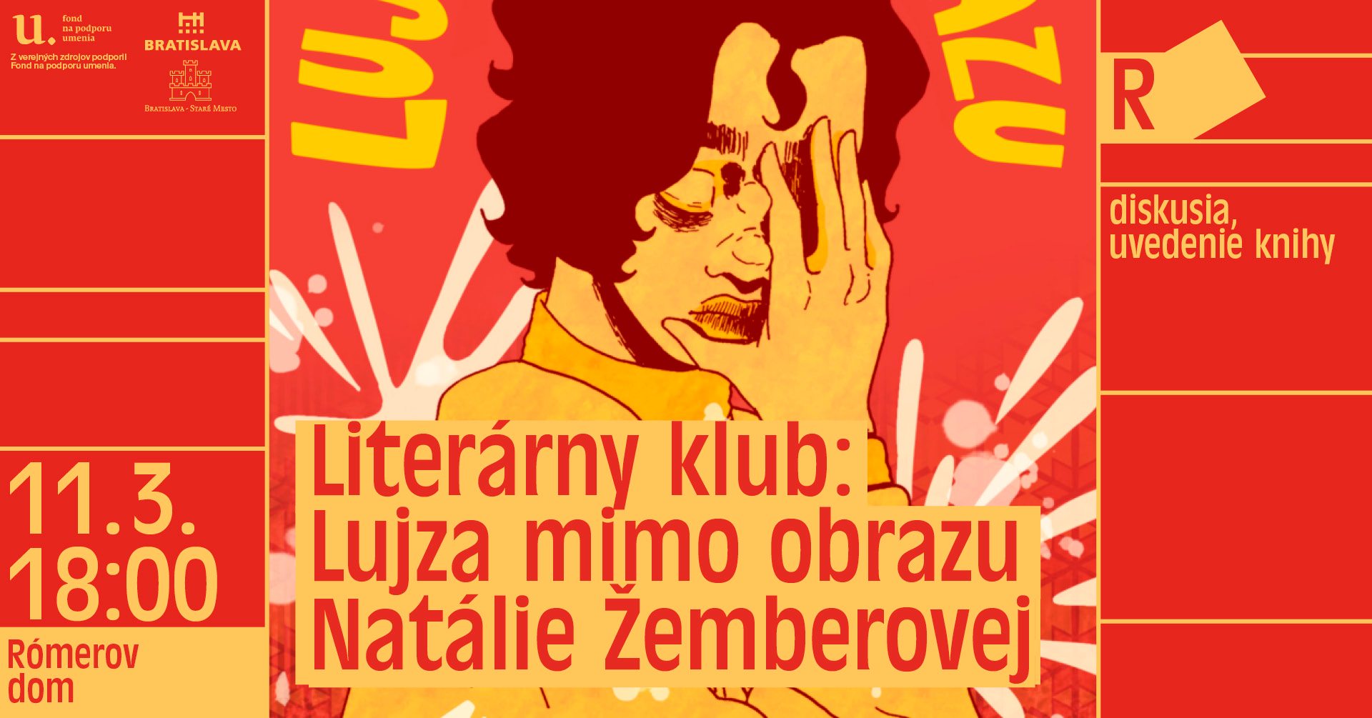 Literárny klub: Lujza mimo obrazu Natálie Žemberovej