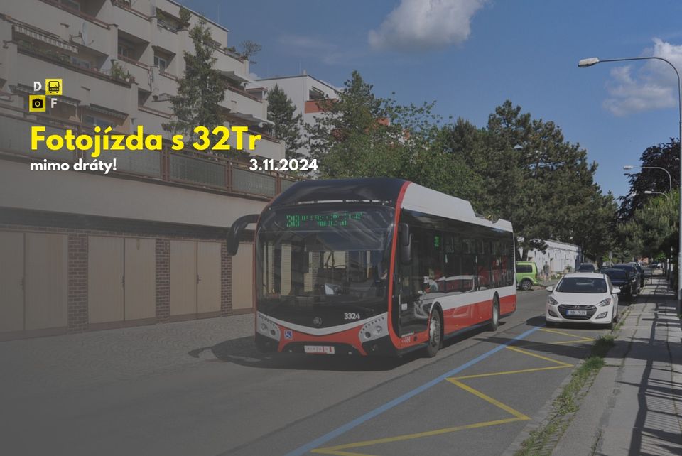 Mimo trolejbusovou síť s 32Tr
