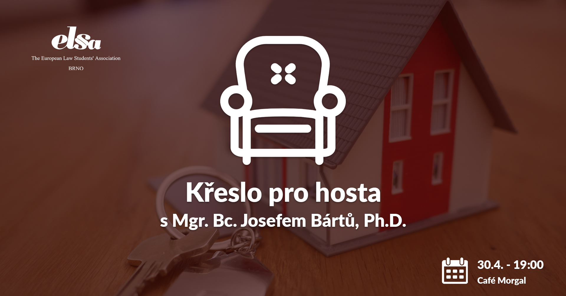 Křeslo pro hosta s Mgr. Bc. Josefem Bártů, Ph.D.