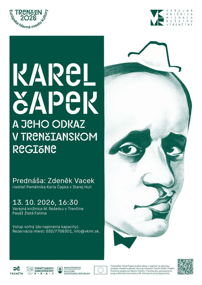 Karel Čapek a jeho odkaz v trenčianskom regióne