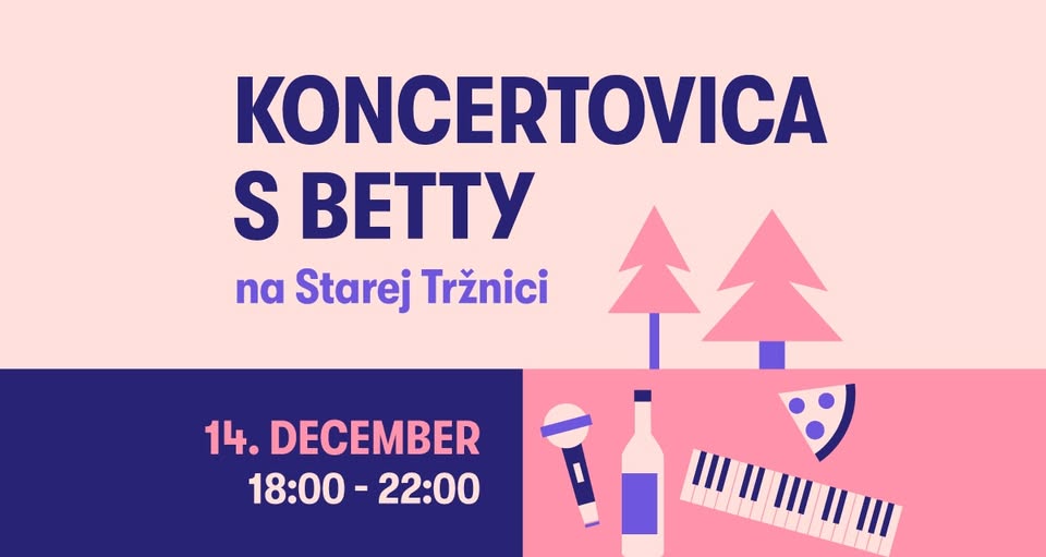 Koncertovica s Betty na Starej Tržnici